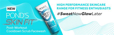POND'S Skin Fit Post Workout Cooldown Scrub Facewash, 100 g : Amazon.in ...