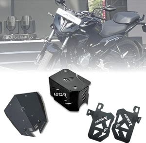 PHANTOM Visor/V.2 Front Oil Cap & Footrest for Hero Xtreme 125R (Black ...