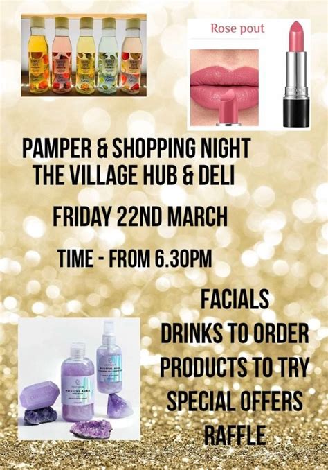 Pamper & Shopping Night, 3 Cefn Road, Old Colwyn, Colwyn Bay, 22 March ...