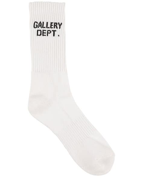 Logo cotton blend socks - Gallery Dept. - Men | Luisaviaroma