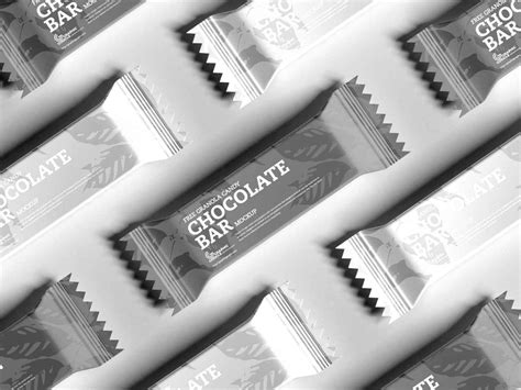 Free Chocolate Candy Bar Mockup (PSD)