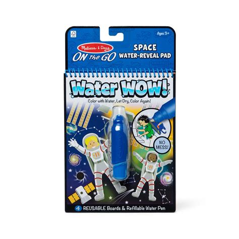 Buy Melissa & Doug Paper On The Go Space Water Wow! Reusable Mess-Free ...
