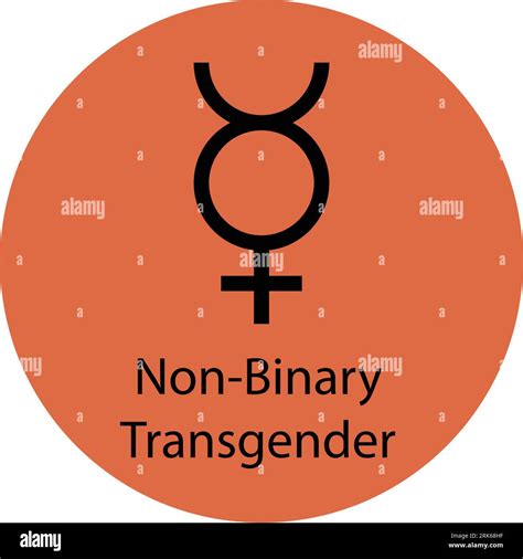 Non binary transgender Symbol icon. Gender icon. vector sign isolated on a white background ...