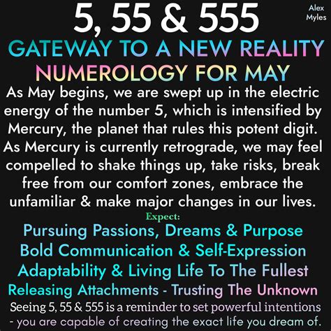 The Meaning of 5, 55 & 555 & The Numerology For May - Empath Planet