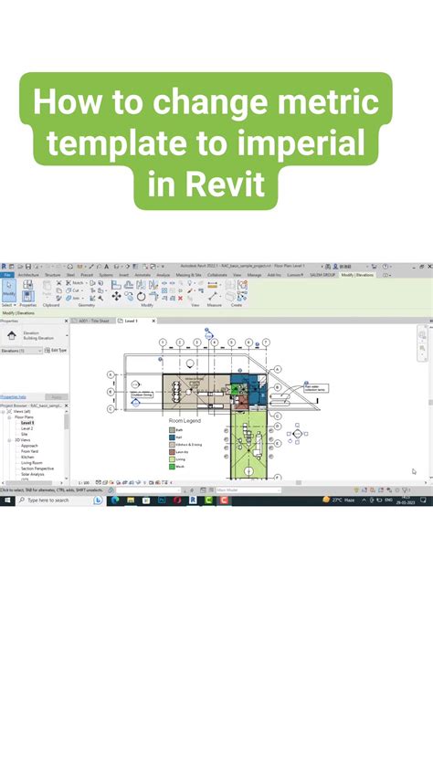 Revit Tutorial 2018 Metric 的图像结果