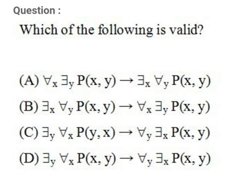 Mathematical Logic: Test series