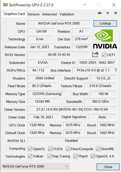 EVGA GeForce RTX 3060 XC 開箱實測 超越 1080p60fps 效能的精悍火力 - Mobile01
