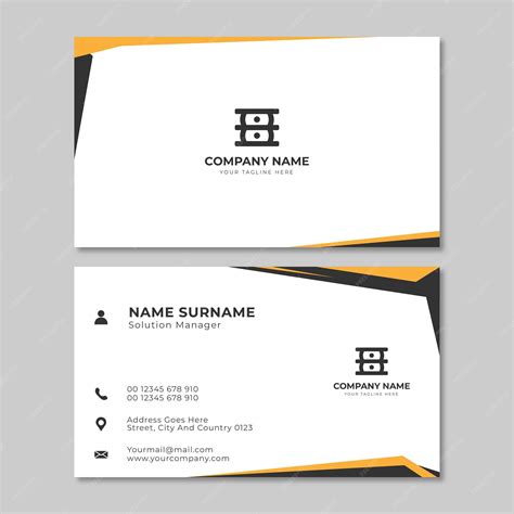 Minimalist Business Card Template 的图像结果