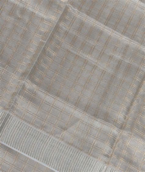 Buy Silver Tissue Kota Saree T369168