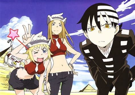 Soul Eater Death The Kid Liz And Patty
