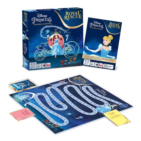 BO Games: Disney Princess Cinderella Edition - Royal Rescue Board Game ...