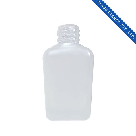 30ml Clear Square Shaped Frosted Glass Bottle 18mm – Glass Planet ...