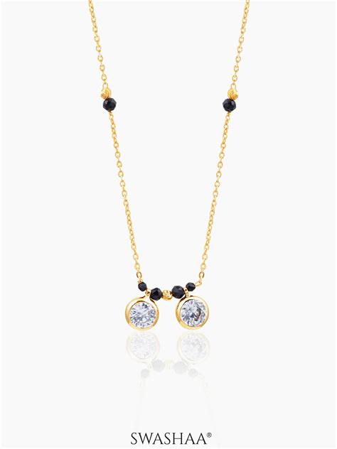 Amira Radiant Bond 18K Gold Plated Mangalsutra – Swashaa
