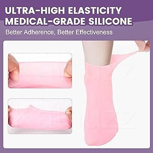 Kathuzz Combo of Silicone Socks + Spa Gel Socks (1 + 1 Pair) Silicone ...