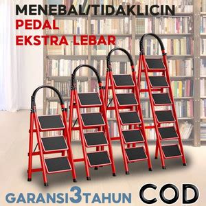 Jual Ready Ecosen Rumah Lipat Tangga Besi Lipat Household Steel Ladder ...