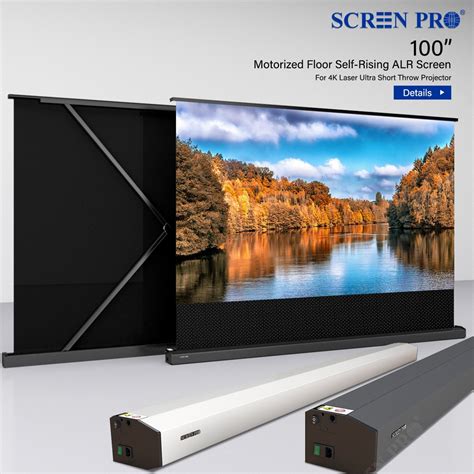 100 Inch Floor Rising Projector Screen