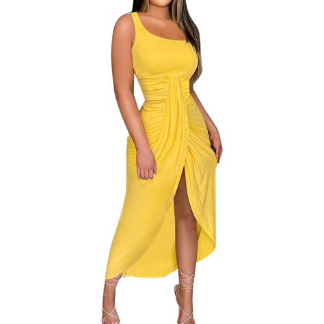 Dihao Dresses for Women 2024 Plus Size Dress Women Off Shoulder V-Neck ...