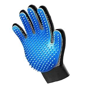 PetVogue Pet Hair Remover Glove - Gentle Pet Grooming Glove Brush - Deshedding Glove - Massage ...