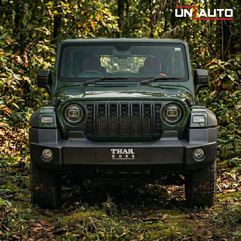 ABS Rubicon Style Front Grille for Mahindra Thar ROXX | Premium Aggres ...