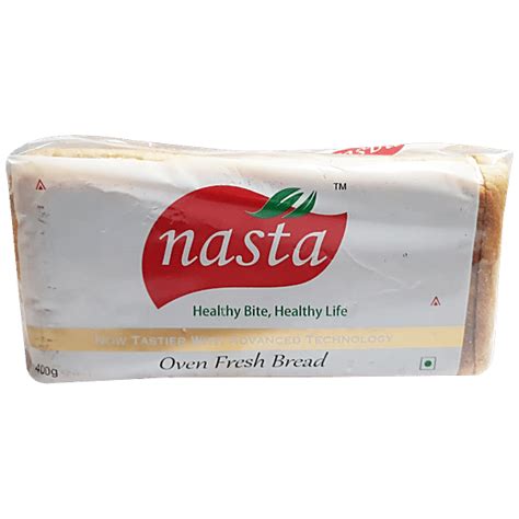 Buy Nasta Medium Sliced White Bread - Oven Fresh, Soft, Sweet, Healthy ...
