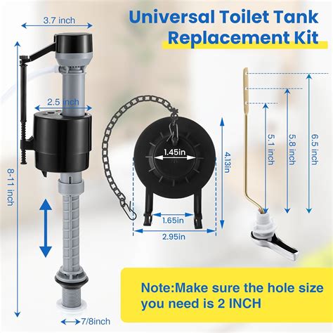 Saillong Universal Toilet Tank Replacement Kit, India | Ubuy