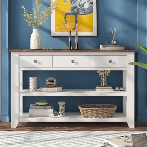 Buy 48 Modern Console Table Sofa Table Entryway Table For Living Room ...