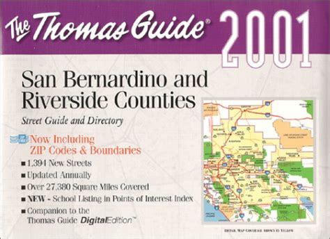 Buy Thomas Guide 2001 San Bernardino and Riverside Counties: Street ...
