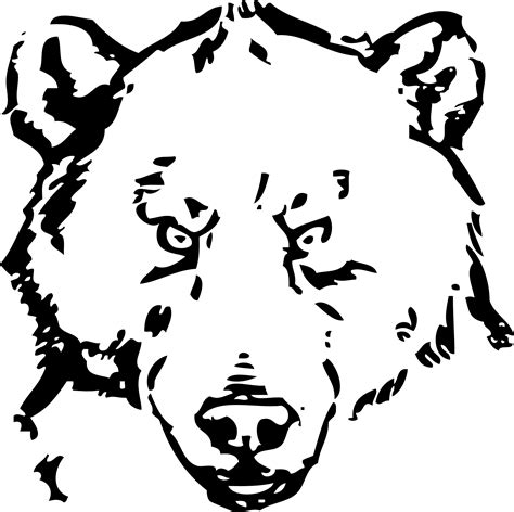 Free Black Bear Clipart Black And White, Download Free Black Bear ...