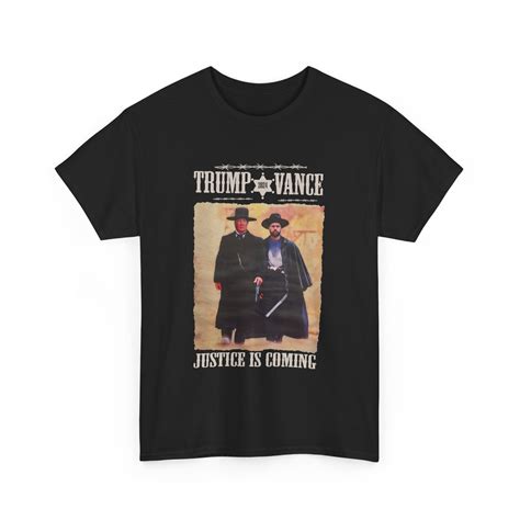 Justice is Coming Trump Vance Shirt – The Liberty Daily