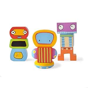 shumee Wooden Magnetic Robo Blocks -12 Shapes (3 Years+) | Multicolor ...