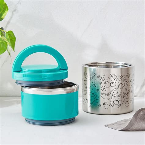 Buy Korobka Arezzo Stainless Steel 2-Tier Lunch Box from Home Centre at ...