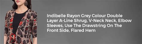 INDIBELLE Women's Viscose V-Neck Shrug (IBCP255GR_S_Grey_Small ...