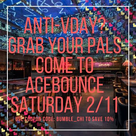 Chicago Event: Anti-Valentine's Day Party at AceBounce