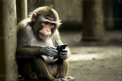 Image result for Monkey Using Cell Phone