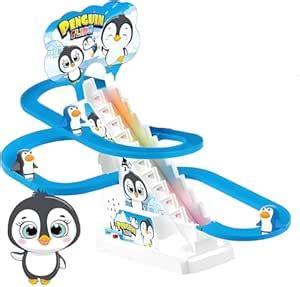 Buy Aebco Kids Electric Penguin Chasing Race Track Game Set - 3 Cute ...