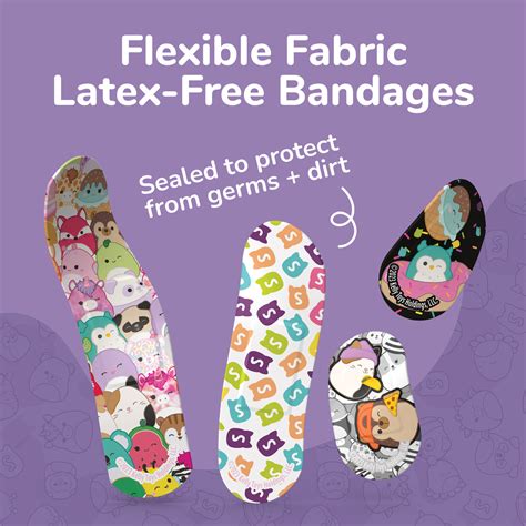 Smart Care Squishmallows Latex-Free Bandages, 100CT
