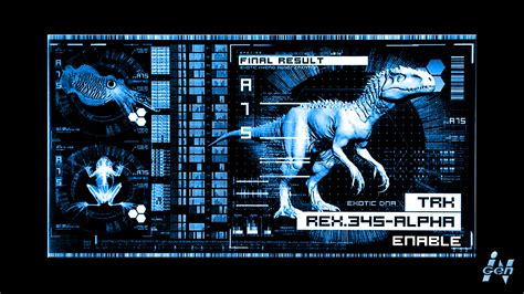 Jurassic World - Indominus Rex - 3D DNA Screen | Jurassic world ...