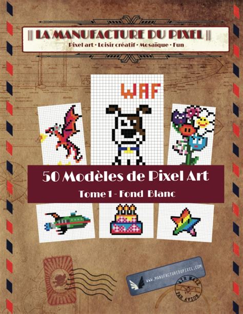 Buy La Manufacture du Pixel - 50 Modèles de Pixel Art - T1 Fond Blanc ...