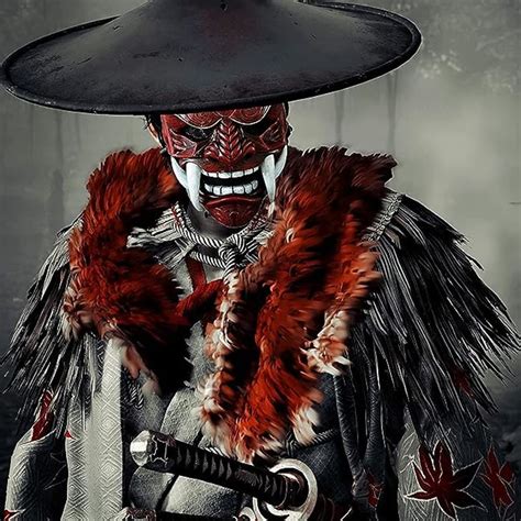 RIDID Samurai Mask, Full Face Fangs Hannya Ghost Warrior India | Ubuy