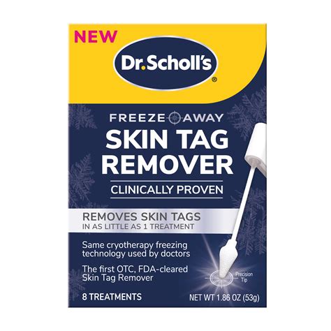 Dr. Scholl's Freeze Away Skin Tag Remover, 8 Ct - Removes Skin Tags in as Little as 1 Treatment ...
