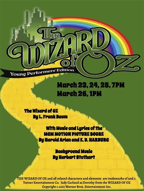 The Wizard of Oz (Young Performers' Edition) at Philadelphia Academy ...
