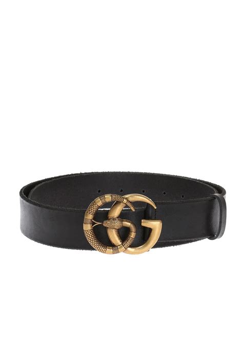 Lyst - Gucci Decorative Buckle Belt in Black for Men