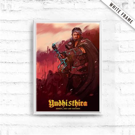 Fully Filmy Ajith as Yudhisthira - Kollywood Mahabharata Poster White ...