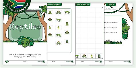 Grade R Data Handling: Discuss and Report - Reptiles