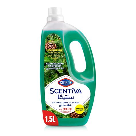 Clorox Scentiva Disinfectant Floor Cleaner 1 5l Mediterranean Pine ...