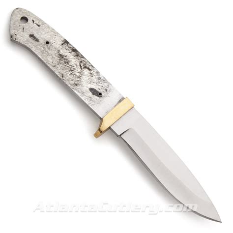 Drop Point Blade with Brass Guard- AtlantaCutlery.com