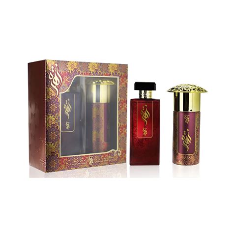ZAHRAH EDP 100ML + DEO 150ML – PERFUMES LOUNGE
