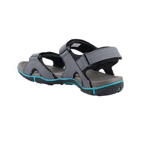 FUEL Jordan Men’s Anti-Skid Sole Velcro Strap Outdoor Sandals (Grey/Aq ...