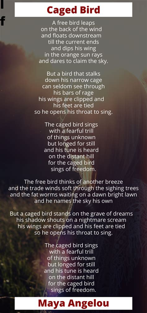 Caged Bird Poem