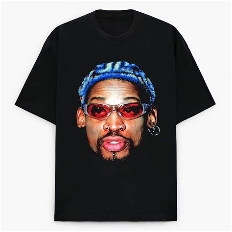 Dennis Rodman Face NBA Vintage Bootleg Retro 90s Streetwear Rapper ...